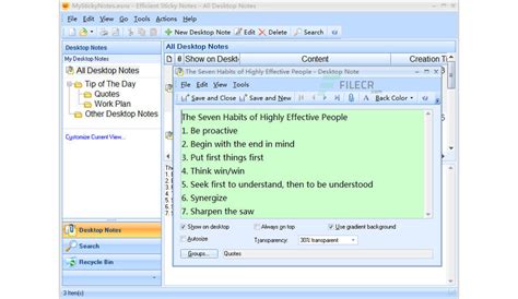 Efficient Sticky Notes Pro